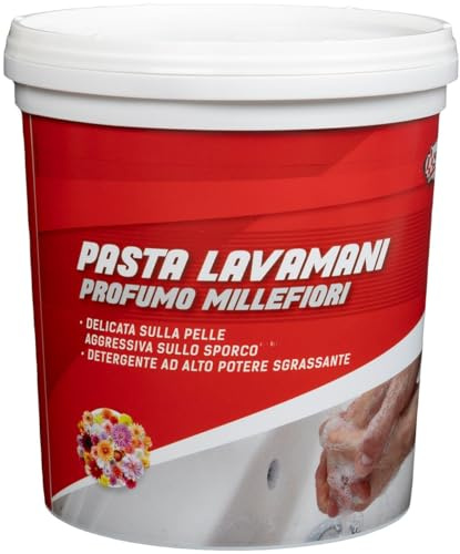 Pasta Lavamani Profumo Millefiori 1 kg - Detergente Sgrassante Delicato sulla Pelle