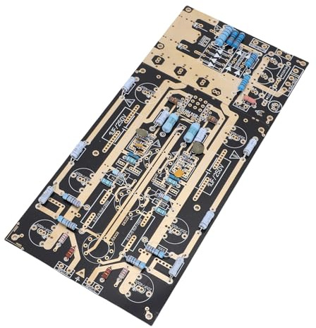 Luocute 12AX7 Phono -Verstärker -Kit mit PCB -Boardkondensatoren und Widerständen für MM -Turntable, Premium HiFi -Stereo -Klangqualität für High -End -Lautsprecher -Enthusiasten,