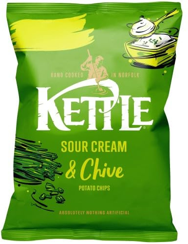 Kettle Potato Chips By Any Multipack 2026 (Kettle Sour Cream & Chive Potato Chips 130g)