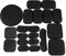 Helm Polster, Erinnerung Schwarz Eva Foam Airsoft Taktische Helm die pad