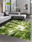 CARPETIA Designer Teppich Wohnzimmerteppich Kurzflor Wald Bäume in grün Größe 80x150 cm