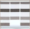 Mini Flächenvorhang Set anthrazit 2292 | mit Muster | 3 Teile | Scheibengardine Gesamtbreite 90cm (3x30cm) Höhe 80/60/80cm