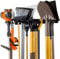 StoreYourBoard Bedrock Tool Garage Tool Organizer Wall Mount, Garage Organization and Storage, Shovel & Rake Hangers Garden Yard Tool Rack, Industrial Steel Holds 250 Pounds