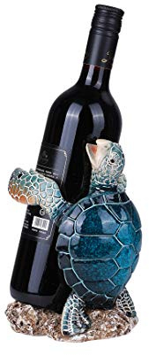 Pacific Trading Sea Turtle Wine Bottle Holder Kitchen Decoration New