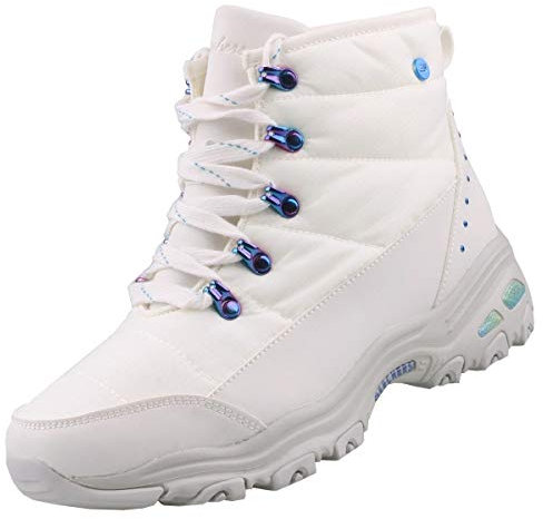 Skechers Damen Stiefeletten D´Lites Weekender Puffer Weiß, Schuhgröße:EUR 39