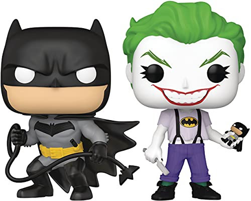 dc comics 56117 Pop DC Heroes White Knight: Batman & Joker PVC-Figur, Einfarbig, Mehrfarbig, One Size