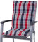 Kettler Polen KETTtex 2128 Auflage Niederlehner Rom rot-blau-grau kariert 103x50x9 cm