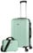 ITACA - Maletas de Viaje Rígidas ABS - Maleta de Viaje Cabina, Maleta Mediana y Maleta Grande - ASA Telescópica, 4 Ruedas Giratorias y Candado de Combinación, Menta