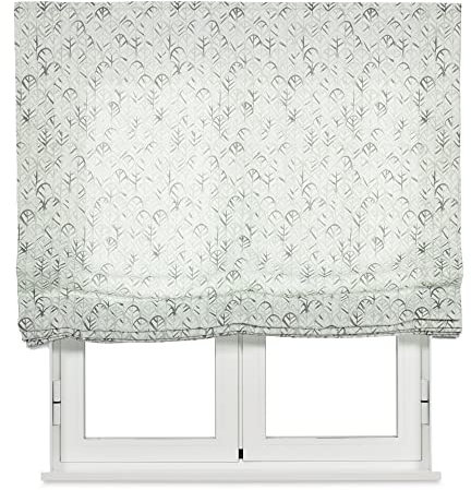 VIEWTEX Raffrollo Toxa Leaf Grün 150 X 175 cm 5 Jahre Garantie