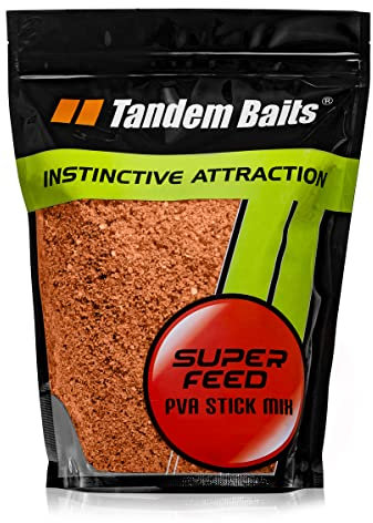 Tandem Baits Karpfen Futter Angelfutter SuperFeed PVA Stick Mix 1 kg Tintenfisch Orange