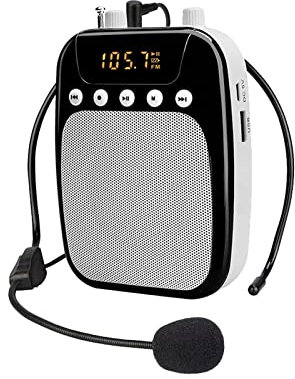 WANWEN Megafone Bullhorn for Megaphone Portable Voice Amplifier Teacher Microphone Speaker Recording with Mp3 Player FM Radio TF Card USB (Color : TR623, Size : 1) Little Surprise