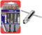 Tivoly 11901170052 Coffret Clipster Forets avec Extracteur pour extraire les goujons/vis cassées, Gris, Set de 10 Pièces & KS Tools 331.0660 Porte taraud réversible à cliquet M3,0 10