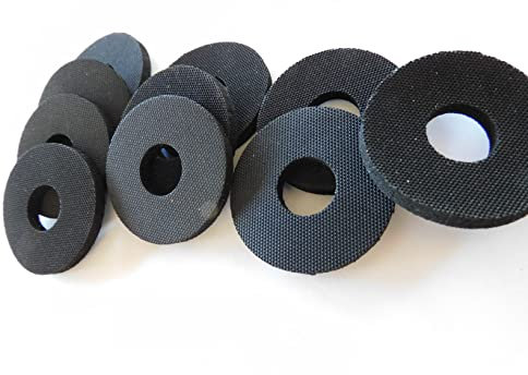 20 Stück Moosgummi M14 42 mm x 15 mm x 4 mm Manufaktur Martinshof Unterlegscheibe Kork, NBR, Silikon, Mossgummi Unterlegscheibe Gummi