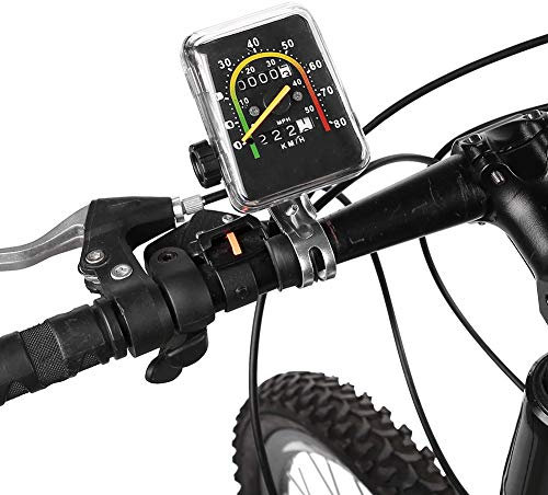 Radfahren Tachometer Fahrrad, Mountainbike Code Tabelle Mechanischer Fahrradtacho Computer Fahrrad Mph Wasserdichter Mechanischer Kilometerzähler