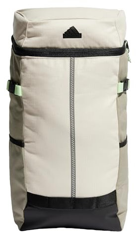 adidas Unisex Xplorer Backpack, Aluminium/Silver Pebble/Semi Green Spark/Black, One size