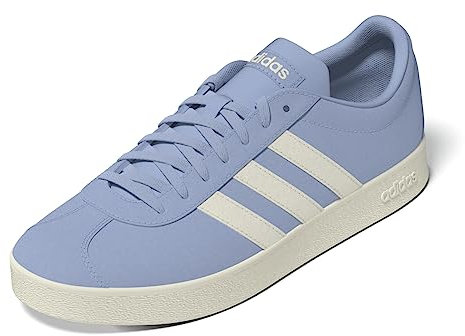 adidas Damen VL Court 2.0 Shoes Schuhe, Blue Dawn/Off White/Blue Dawn, 44 EU