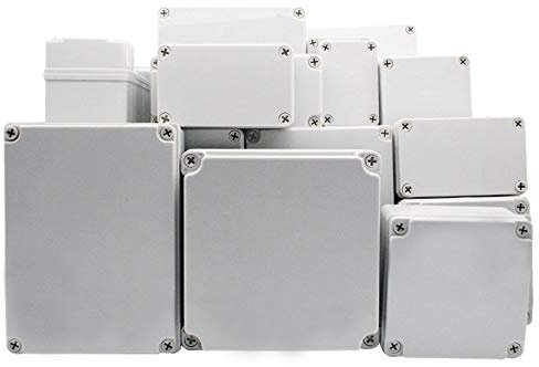 Projektbox, ABS-Kunststoffabdeckung, IP67, elektronische Anschlussdose, wasserdichtes Gehäuse, Instrumentenkoffer, DIY – 125 x 125 x 100 mm, 1 Stück