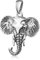 Materia Elefant Anhänger Silber 925 - Damen Kettenanhänger antik KA-187