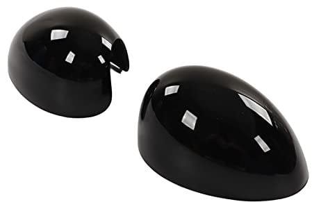 2 Pcs Glossy Black Door Mirror Cover Replacement for R55 R56 R57 R58 R59 R60 R61 - Luxury and Mirror Cap for