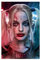 ZAPORA Great Harley Quinn Joker Canvas Art Poster Oil Canvas Poster Wall Art Decor Print Picture Paintings for Living Room Bedroom Decoration Unframe-style 12x18inch(30x45cm)