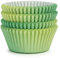 Spesh Muffinförmchen Papier 100 Stück Cupcake Formen Muffin Förmchen Papier für Geburtstag Party Hochzeit(Blau-Grün)