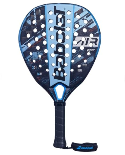 Viemylu Racchetta padel paddle pala Babolat Air Viper 2024 carbonio 16K blu