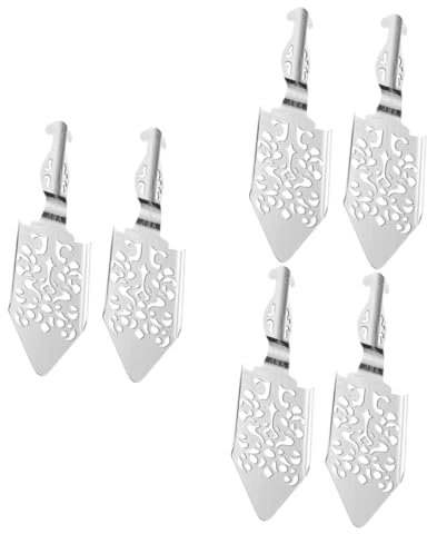 Alipis 6 Pcs Absinthe Spoon Absinthe Dripper Glass Cup Drinking Filter Absinthe Fountain Dripper Absinthe Supply Decor Household Wormwood Spoon Stainless Steel Multipurpose Colander Net