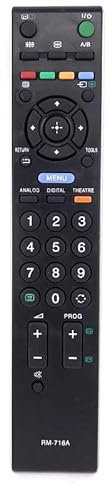 Reemplazo de Control Remoto RM-716A for Sony Bravia TV Smart RM-ED009 RM-ED011 RM-ED012