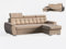 Robin Inspire Couch L Form Eckcouch Sofa Ecksofa Universell Links Und Rechts Mit Schlaffunktion Bettkasten Stauraum 240 x 165 x 87 cm Easy Clean Beige Tosaro