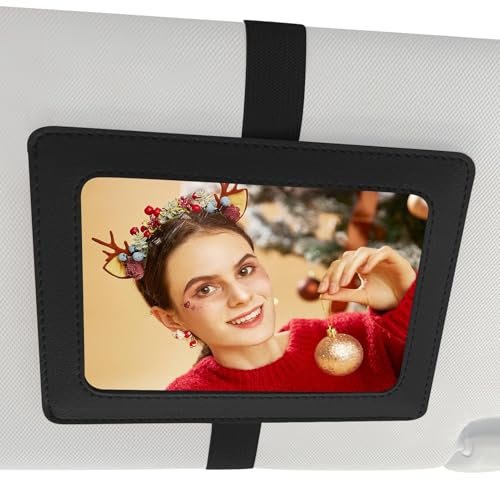 Auto-Visier-Fotohalter – fahrsicherer Auto-Bilderhalter, Auto-Bilderhalter passend für 12,7 cm (5 Zoll) für Paare-Fotos