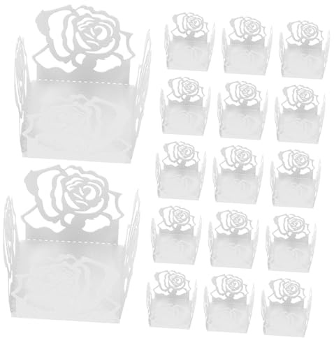 Cabilock 50piezas Bandeja de Chocolate para Envolver Chocolates Vasos para Dulces Decoración de Mesa para Fiestas