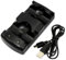 DBEIXIWEI Chargeur double pour manette de PS3 CC 5 V avec câble mini USB et indicateur lumineux LED