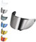 EvoParts Visier kompatibel mit Hjc RPHA 1 (kein RPHA 10-11-12) HJ-35 Pinlock-bereit (Silber)
