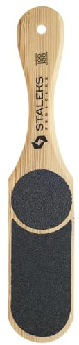 STALEKS Lima de madera doble para pies. Pedicura Lima talones callosidades y asperezas BEAUTY & CARE 10 (Tipo 3# 60/80-100/120)