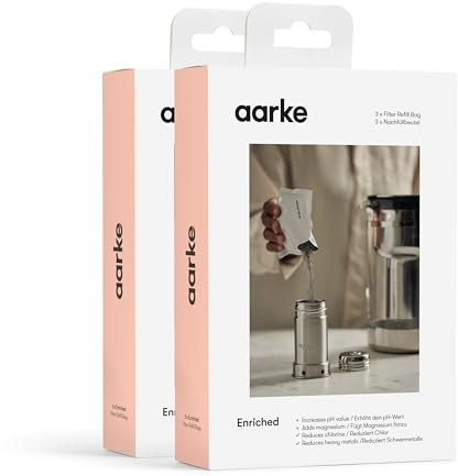 Aarke Filter-Nachfüllung | Enriched | Ersatzgranulat für den Aarke Purifier | 6er-Pack
