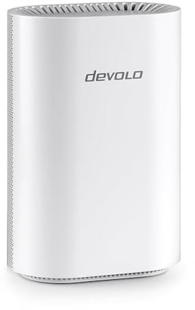 devolo WiFi 7 Mesh BE6500 Extension, High-speed mesh Wi-Fi system, Wi-Fi extender, up to 6,500 Mbps, 2.5 Gigabit Ethernet port, white