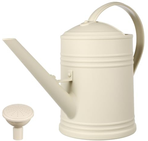 JECOMPRIS Nützliche und Ergonomischem Griff Gießkanne aus Kunststoff mit 2000ml Fassungsvermögen Wasserstrahl für Gartenbewässerung und Outdoor Pflanzenpflege