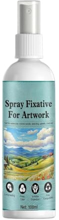 Fixierspray für Kunstwerke 3x100ml Fixativ Ölpastell Bleistift Kohle