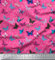 Soimoi 58 Zoll Breiten Schmetterling Print Schneiderei Craft Cotton Cambric Stoff Durch Das Meter - Pink