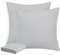 Aisbo Kissenbezug 80x80 2er Set - Kopfkissenbezug 80 x 80 Hellgrau mit Reißverschluss aus Mikrofaser, ÖKO-TEX Pillow Cover 80x80cm, Weich und Bügelfrei