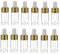 24PCS 3ML/0.1oz Empty Refillable Mini Clear Glass Essential/Massage Oil Dropper Bottles Cosmetic Makeup Perfume Sample Travel Packing Vial Jars Pot With Glass Eye Dropper And White Rubber Head