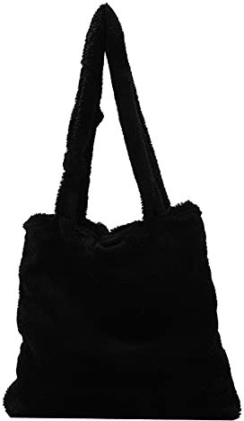 FuMeiJiaJiaJu Plüsch Tasche,Schultertasche Damen,Tasche mit Tierstreifen,Damen Kleine Handtasche,Retro ModeTaschen,Geschenke für Frauen