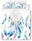 USOLEI Housse de Couette 200x200 Parure de Lit 200x200 Attrape rêve en Microfibre 3D Motif Imprimé Housse de Couette 2 Personnes Adulte avec 2 Taies d'oreiller 65x65 Cadeau Anniversaire Fête