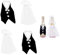 YEJAHY 4 Stück Hochzeits Weinflaschen Set Für Paare, Flaschendeko Braut Und Bräutigam, Weinflasche Taschen Für Hochzeit Tischdeko, Hochzeits, Junggesellinnenabschied, Verlobungs