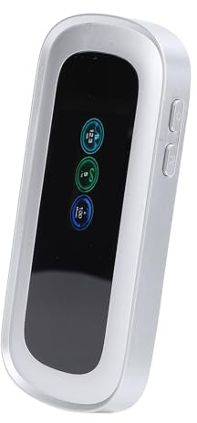 5G Mobile Hotspot Router, 2,5 Gbit/s Tragbarer WLAN-Hotspot, 4400 MAh Internationaler Hotspot mit 2,5-Zoll-LCD-Display, für Android 11 Laptop Smartphone PC