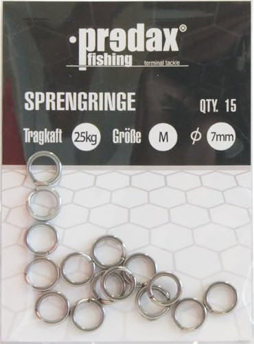 Predax Sprengringe, Größe/Tragkraft/Durchmesser/Inhalt:Gr. M/25kg/7mm/15 Stück
