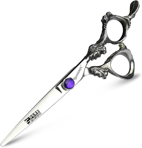 Professional Hairdressing Japanese Hair Scissors(6''Silver Cutting) | Hairdresser Cutting and Scissors Set