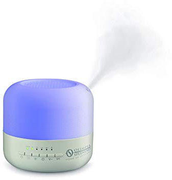 Olimpia Splendid Astomi Sound Aroma Diffusore Umidificatore con Cromoterapia e Timer, Speaker Bluetooth per Musica