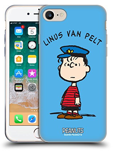 Head Case Designs Officially Licensed Peanuts Linus van Pelt Characters Gel Case [Military Grade Protection] Compatible with Apple iPhone 7/8 / SE 2020 & 2022 and Compatible with MagSafe