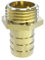 ABA Beul 10010.253.2 Raccord de Tuyau fileté avec Filetage Hexagonal et extérieur, cuivré, 1 1/2 x 32